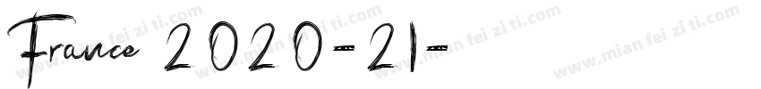 France 2020-21字体转换